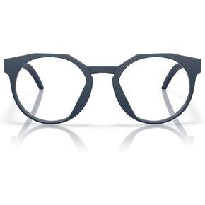 Oakley Men's OX8139 HSTN RX Round Prescription Eyewear Frames, Matte Abyss/Demo Lens, 50 mm