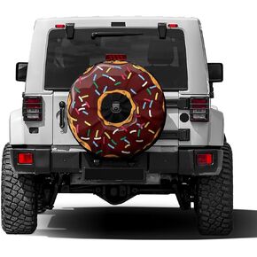 غطاء الإطارات الغيار مع غطاء الإطارات العجلة ذات الكاميرا الاحتياطية غطاء الإطارات الملائمة ، RV ، سيارات الدفع الرباعي والعديد من المركبات 17 بوصة