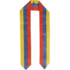 Venezuela Flag Graduation Stole Sash for Study Aboard International Students Abroad Adult Unisex- Cool Graduation Shawl Sash Stole Wraps Scraf