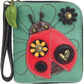 Chala Ladybug zip-around محفظة/معصم