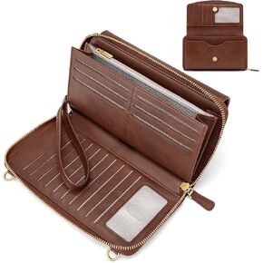 محافظ Ronsin Clutch للنساء محفظة معصم صغير من المعصم المصنوع من المعصم