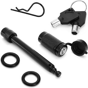 Elsjoy 5/8 "قفل عوائق المقطورة مع فترة طويلة 4-1/2" ، قفل دبوس عقبة لجهاز استقبال 3 بوصة مع حلقات O المضادة للبطولة للمقطورة والشاحنة والسيارة