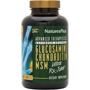 Natures Plus Ultra Rx-Joint - 180 Tablets, Pack of 2 - Supports Healthy Joint Function - with Glucosamine, Chondroitin & MSM - Gluten Free - 120 Total Servings