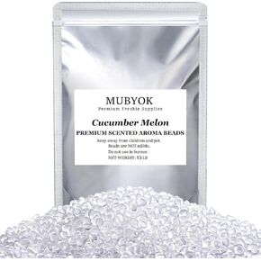 MUBYOK 1.5LB Midnight Ice Premium Scented Aroma Beads for Making Car Freshies Supplies PreScented Beads for Car Air Freshener Sachets Long-Lasing Scent
