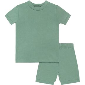 GUISBY RAYON مصنوع من Bamboo Baby Toddler Kids Short Sleeve Top و Shorts يضع بيجامات الصبي