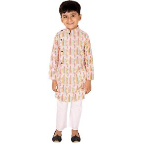 Chandrakala Kids Kurta Bottom Set for Boys (KK118-P)