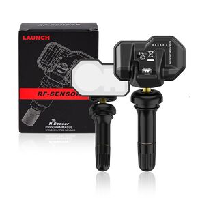 Sensor TPMS Sensor ، 2 في 1 التردد المزدوج 315 ميجا هرتز و 433 ميجا هرتز UEM TPMS RF-SENSOR ، مناسب لنظام مراقبة ضغط الإطارات ، مكبس برمجة غير محدودة في مستشعر واحد ، مطاط