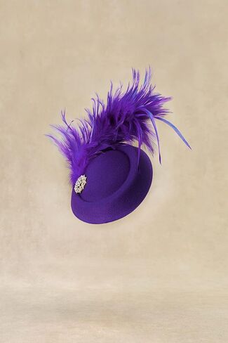 BABEYOND Fascinator Hat for Women Tea Party Kentucky Derby Pillbox Headpiece Costume Feathers Carnival Head Wear in Saudi Arabia