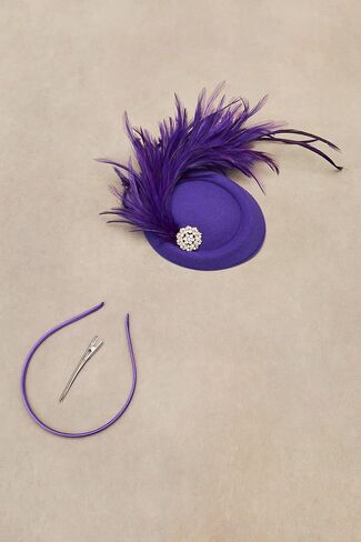 BABEYOND Fascinator Hat for Women Tea Party Kentucky Derby Pillbox Headpiece Costume Feathers Carnival Head Wear in Saudi Arabia