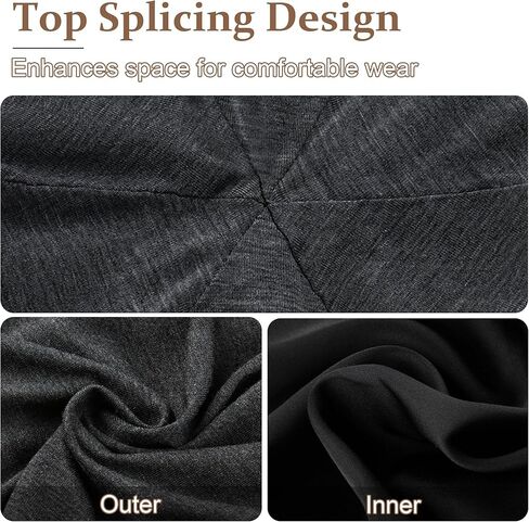 Ababalaya Unisex Bonnet for Sleeping, Adjustable Silky Satin Lined Sleep Cap, Silk Hair Wraps for Sleep Night Cap in Kuwait