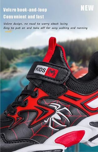 Boys' and Girls' Tennis Shoes Running Athletic Sneakers Waterproof Soft Lightweight Breathable Sneakers for Little and Big Kids in Saudi Arabia