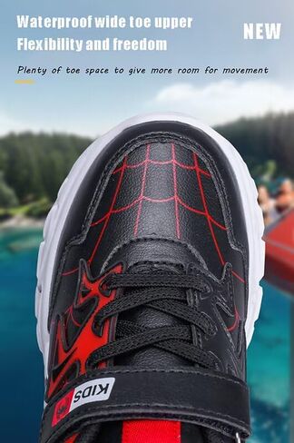 Boys' and Girls' Tennis Shoes Running Athletic Sneakers Waterproof Soft Lightweight Breathable Sneakers for Little and Big Kids in Saudi Arabia