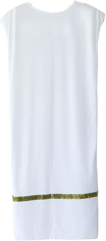 Kids Grecian Toga Costume Ancient Greek Roman God Nobility Cosplay Dress Up for Boys Age 3-12 in Saudi Arabia