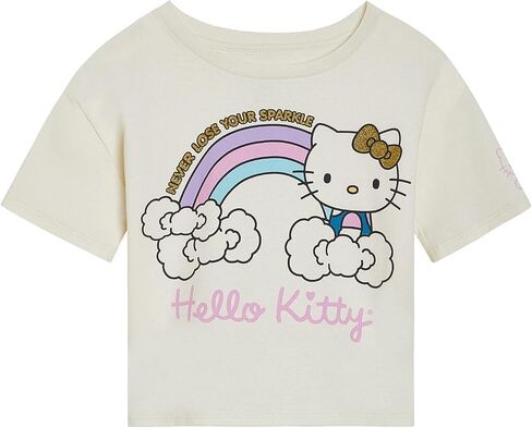 Hello Kitty Girls Drop Shoulder T-Shirt Little Kid to Big Kid Sizes (4-14-16) in Saudi Arabia