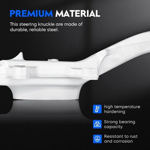 Front Left Side Steering Knuckle Fit for Dodge Ram 1500 2003-2010, for Ram 1500 2011-2018, for Ram 1500 Classic 2019-2021, Drop Spindles Lowering Kit Replace for 698-239 (Only Fit 4WD/AWD) in Kuwait