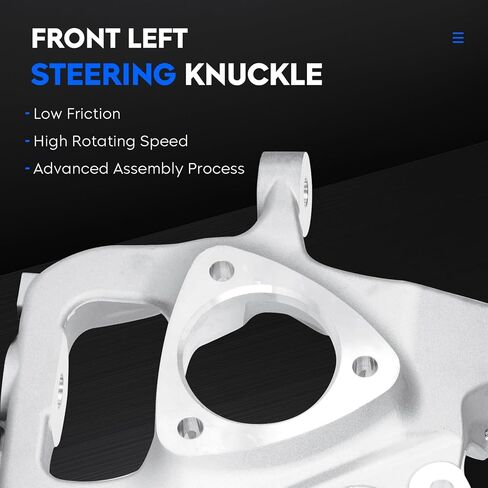 Front Left Side Steering Knuckle Fit for Dodge Ram 1500 2003-2010, for Ram 1500 2011-2018, for Ram 1500 Classic 2019-2021, Drop Spindles Lowering Kit Replace for 698-239 (Only Fit 4WD/AWD) in Kuwait