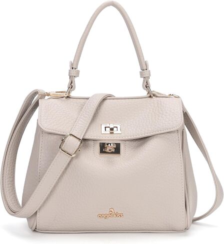 Angel Kiss Small Top Handle Satchel Purses and Handbags for Women Soft Vegan Leather Tote Shoulder Bag in Saudi Arabia