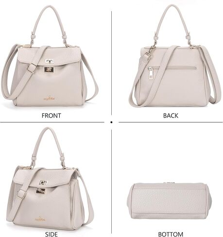 Angel Kiss Small Top Handle Satchel Purses and Handbags for Women Soft Vegan Leather Tote Shoulder Bag in Saudi Arabia