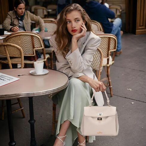 Angel Kiss Small Top Handle Satchel Purses and Handbags for Women Soft Vegan Leather Tote Shoulder Bag in Saudi Arabia
