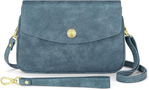 Peacocktion Crossbody Bag for Women Trendy Small PU Leather Cross Body Purse Shoulder Wristlet for Travel in Kuwait