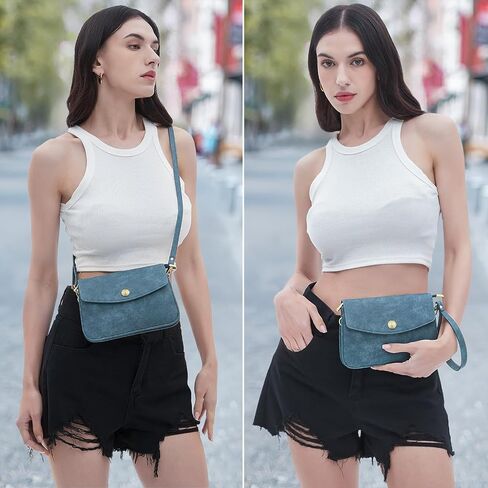 Peacocktion Crossbody Bag for Women Trendy Small PU Leather Cross Body Purse Shoulder Wristlet for Travel in Kuwait