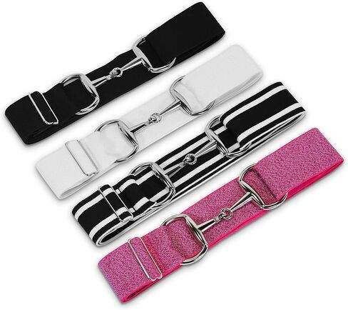 Kids 1.5 inch Equestrian Belt, Adjustable Elastic Belts for Girls, Perfect for Riding Breeches in Saudi Arabia