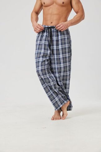 رجال PJ Pajama Pants مرنة Wasit Lounge Sleep Pants 2 Pack in Saudi Arabia