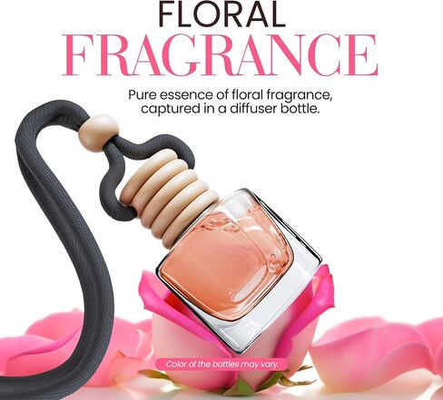 Car Air Fresheners for Women - Sweet Strawberry Fragrance | Pack of 2 Long Lasting Car Air Freshener | Odor Eliminator with Essential Oils | Car Air Freshener Vent Clip by Perfa in Saudi Arabia