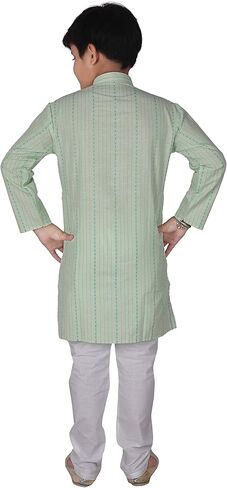 Kid's Indian Traditional Cotton Kurta Sets For Boys | Pack Of 1 (S-145) in Saudi Arabia
