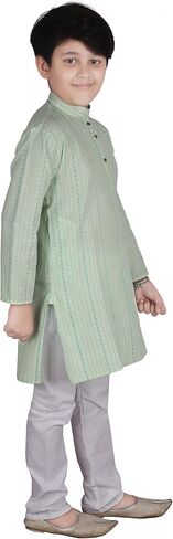 Kid's Indian Traditional Cotton Kurta Sets For Boys | Pack Of 1 (S-145) in Saudi Arabia