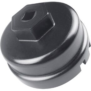 Oil Filter Wrench Tool for Toyota Corolla, Prius, Prius Prime, Prius V, Matrix, CT200h, Scion iM/iQ/xD with 1.8 Liter Engines, 64mm 14 Flute Cup Style Oil Filter Cap Removal Socket