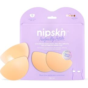 Luna Don't Lose Me Ultra-Thin, Reusable, Adhesive, and Hypoallergenic Nipple Covers - Vanilla - for Cup A