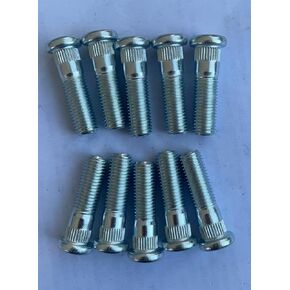 10pcs الخلفية الأمامية الخلفية M12x1.5 مسامير عجلات العجلات 610-360 متوافقة مع هوندا CR-V ، Civic ، اتفاق ، الطيار ، Odysse ، HR-V ، Crosstour & Acura RDX ، TLX ، TSX ، TL ، RL ، NSX ، CL ، Legen & isuz oasis