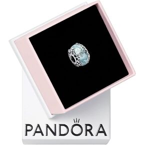 Pandora Winter Blue Snowflake Murano Charm ، لا صندوق هدايا
