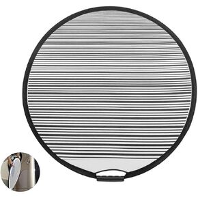 Ladyrosian 80cm Dent Reflector Board قابلة للطي مرنة مبطنة مخططة لوحة عاكس لوحة عاكس للسيارة دنت أداة