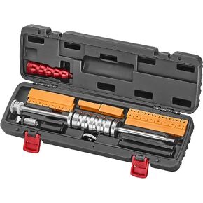 Auto Body Dent Puller & Flexible Tabs Tool Kit, Paint-Less Slide Hammer Dent Puller, Dent Ding Repair Puller & Pulling Tabs Tool Set-9 PCS