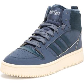 adidas Unisex Break Start Mid Top Winterized Basketball Sneaker, Black/Grey/Black, 6.5 US Men