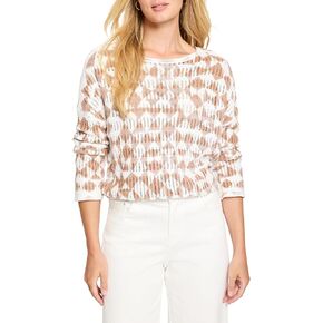 NIC+ZOE Women's Textured Diamond Sweater