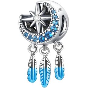 925 Sterling Silver Charms for Bracelets - Pendant Bead Charms Jewelry Present for Women Family Friends