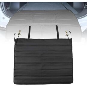 Large Rear Bumper Guard for Cars, 37.8"×25.2" Rear Bumper Protector, Foldable Car Trunk Bumper Guard Mat, Universal Trunk Floor Mat to Prevent Scratches While Unloading and Loading