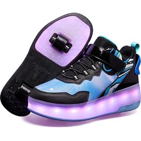 LED ROLLER SKATES SHOES 4 WHEAL SKITATION FARR