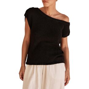 Lviefent Womens قبالة سترة الكتف y2k بأكمام قصيرة