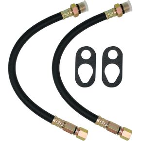 510440902 51044-0902 Engine Drain Oil Changing Hose For FR730V FR651V FS541 16" Length, 3/4" Diameter Compatible With Kaw-asaki FH, FR, FS, FT, FX, and Ku-bta Z122R,Black (2 PCS)