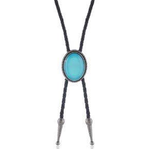 TIE BOLO للرجال نساء Western Cowboy Retro American Polo Tie Tie Leather Necktie Assumeories