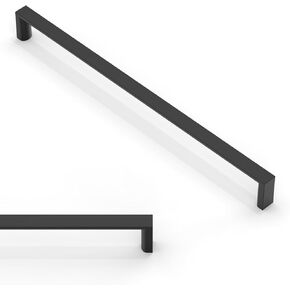 10 Pack Matte Black Cabinet Pulls 10 Inch(254mm) Kitchen Cabinet Handles Solid Zinc Alloy Cabinet Hardware Drawer Pulls