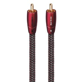 كابلات توصيل الصوت التناظرية RCA من AudioQuest Red River - زوج (6.0 متر)
