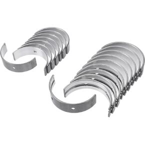 Acropix Main Bearing and Connecting Rod Bearing Kit No.1171128010/1328128010 To Toyota Camry 2001-2008 محرك قضيب Crankshaved محمل النغمة الفضية المعدنية 18pcs
