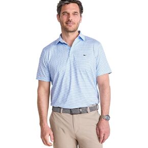 vineyard vines Men's Printed Sankaty Performance Polo