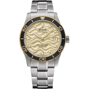 Mido Ocean Star 39 - سويسري أوتوماتيكي ساعة للرجال والنساء - الاتصال الهاتفي الأصفر - CASE 39MM - M0269072102100