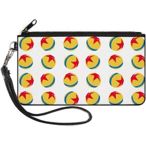 مشبك للسيدات المعيار Zip Wallet Pixar Luxo Ball كبير ، 8 "× 5"
